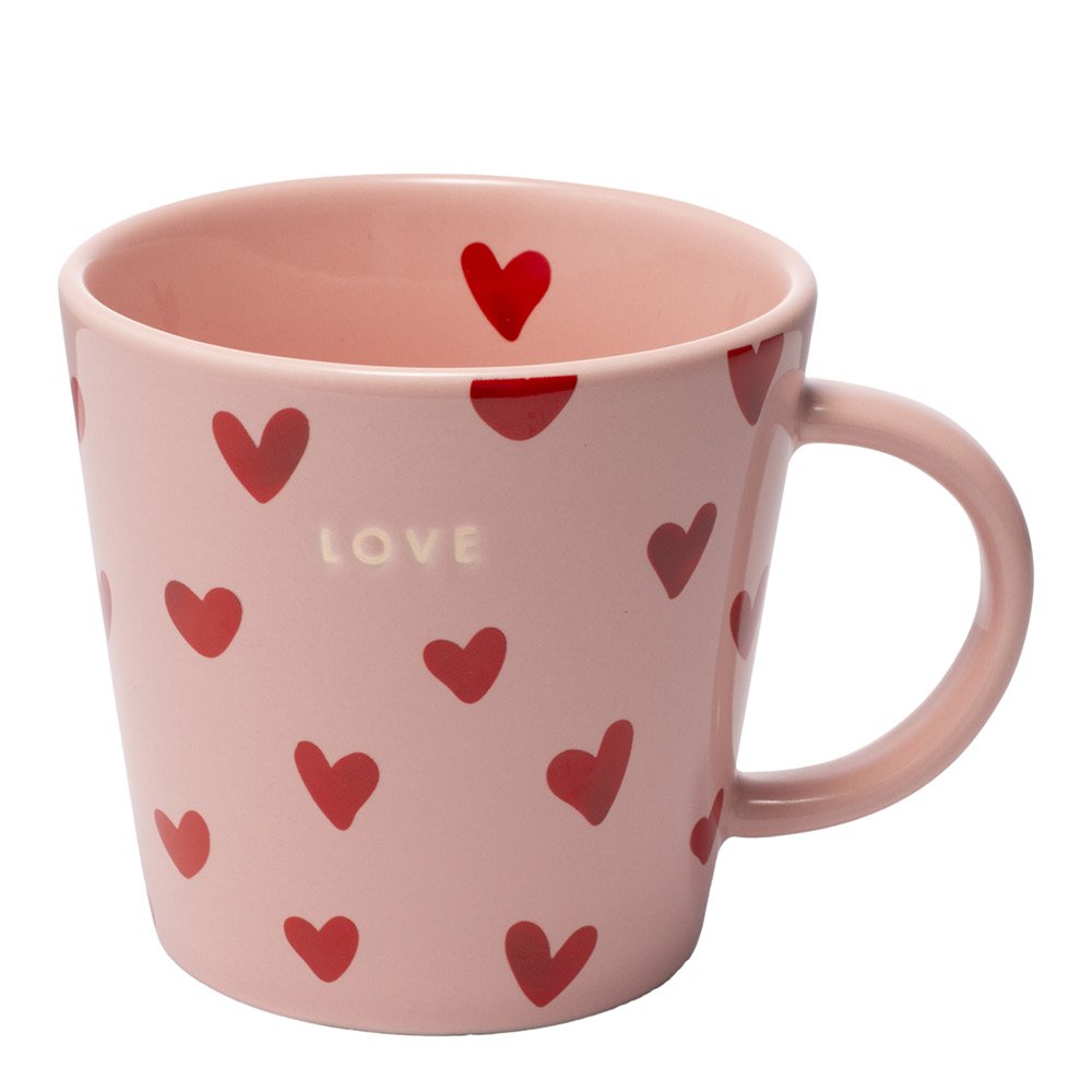 Vondels - Classic Cups Muki Love 35 cl Vaaleanpunainen