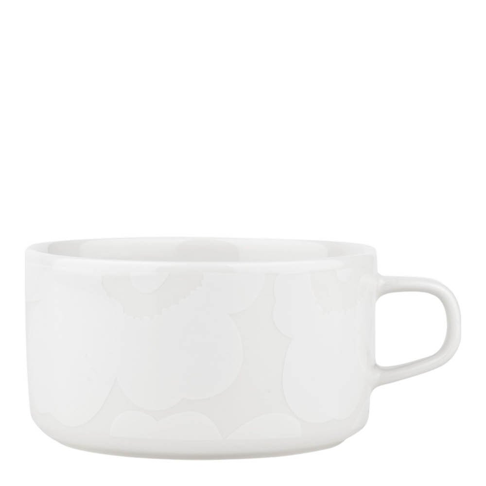Marimekko - Oiva / Unikko Teekuppi 25 cl Valkoinen