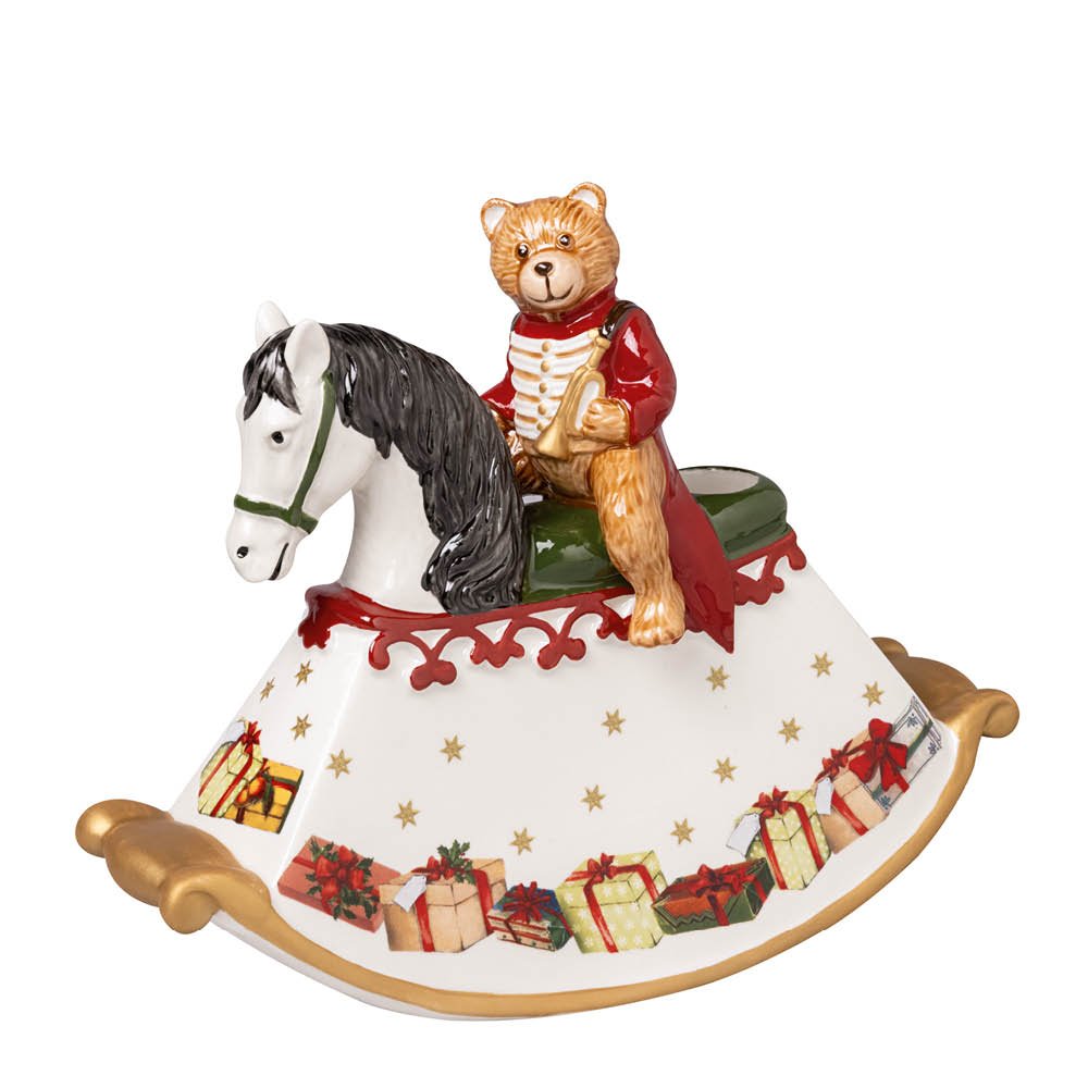 Villeroy & Boch - Christmas Toys Joulukoriste keinuhevonen 22x9x17 cm