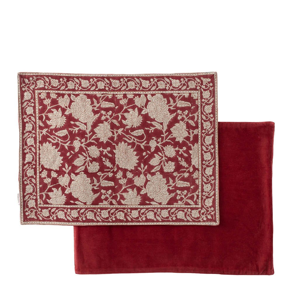 Chamois - Indian Rose Pöytätabletti 37x50 cm 2 kpl Punainen