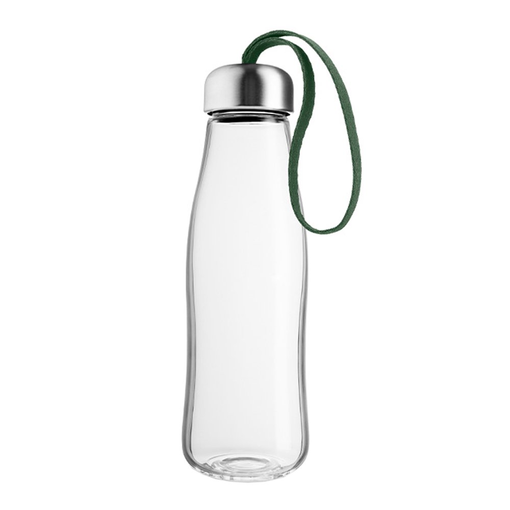 Eva Solo - Lasinen Juomapullo 0,5 L Cactus Green