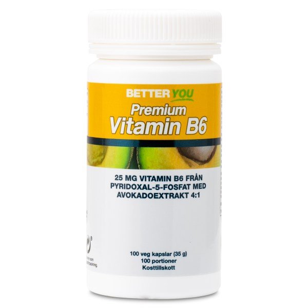 Better You  Premium B6 Vitamiini, 100 kapselia