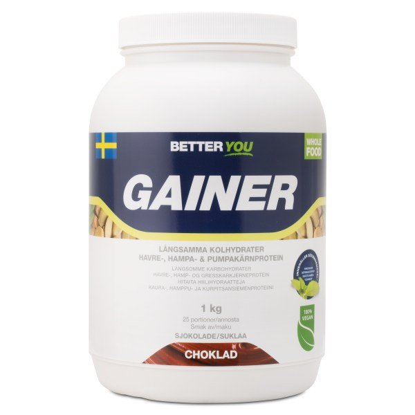 Better You Vegaaninen Gainer, Suklaa, 1 kg