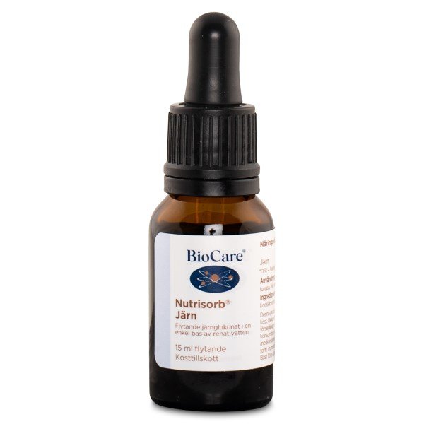 BioCare Nestemäinen Rautalisä, Vegaaninen, 15 ml