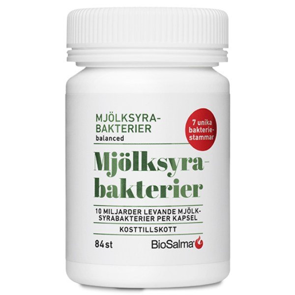 BioSalma Maitohappobakteerit 7 kantaa, 84 kapseli
