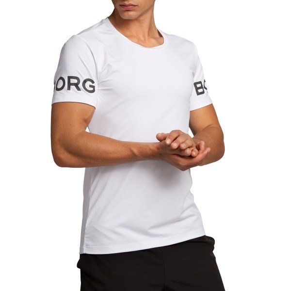Björn Borg T-Shirt, S, Valkoinen