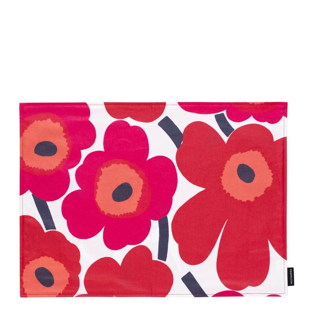 Marimekko - Pieni Unikko Pöytätabletti 31x42 cm Valkoinen/Punainen