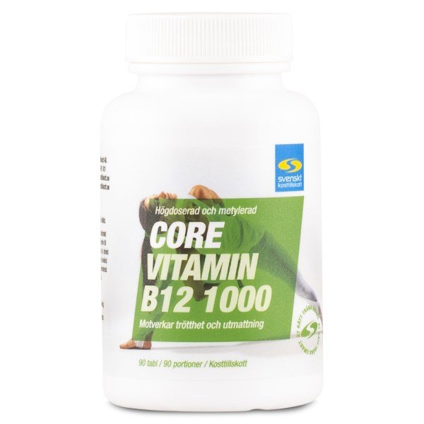 Core Vitamin B12, 90 tablettia