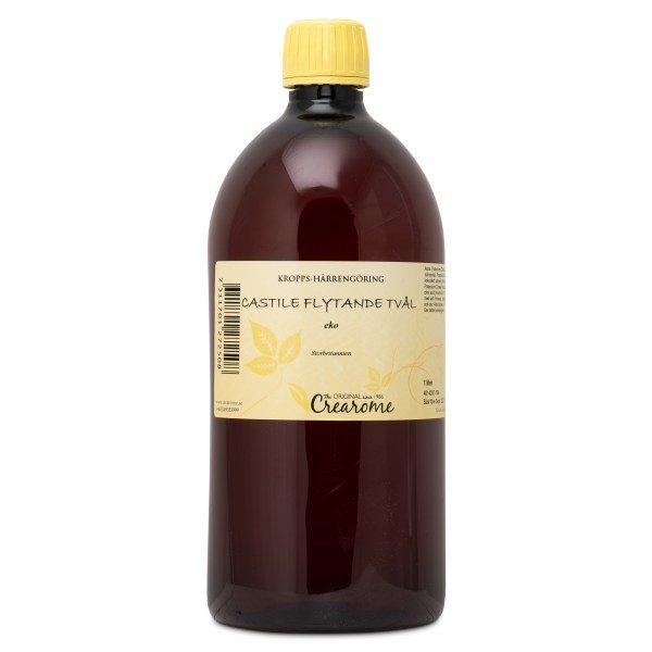 Crearome Castile Nestemäinen Saippua Luomu, 1 l
