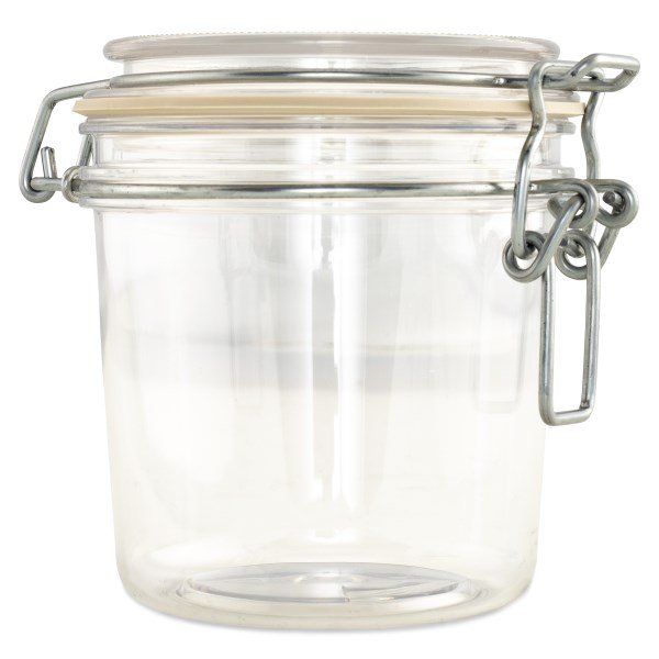 Kannellinen Crearome PET-purkki, 350 ml, Kirkas