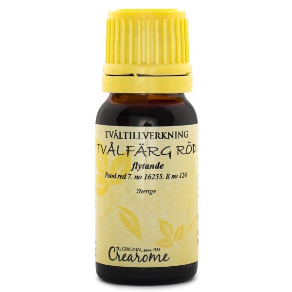 Crearome Saippuaväri Neste, 10 ml, Punainen