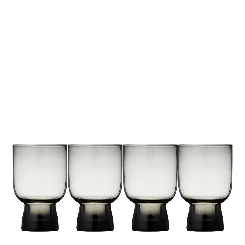 Lyngby Glas - Sorrento Juomalasi 30 cl 4 kpl Harmaa