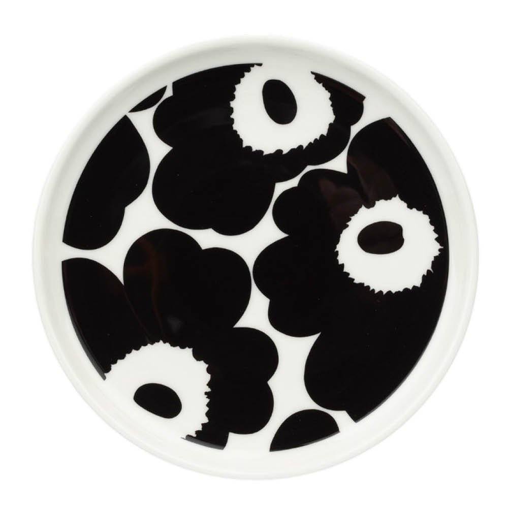Marimekko - Oiva / Unikko Vati 13,5 cm Musta/Valkoinen