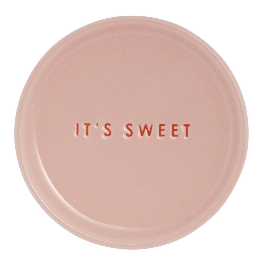 Vondels - Classic Cups Lautanen It's sweet 8,5 cm Vaaleanpunainen
