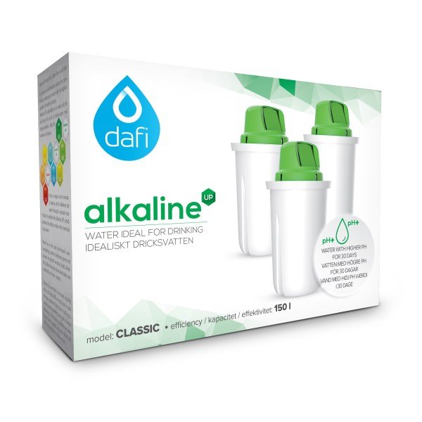 Dafi Filtteripatruuna pH+, 3-pack
