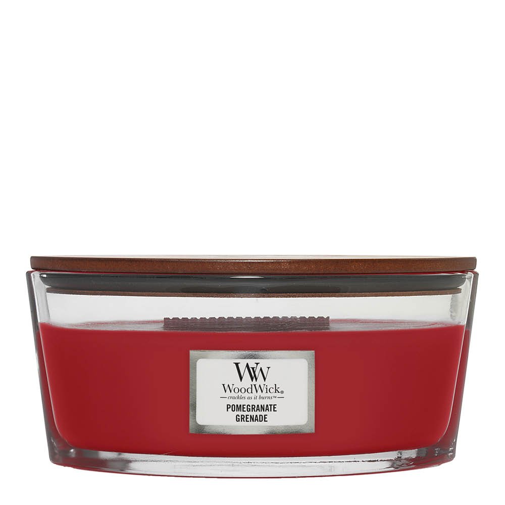WoodWick - Ellipse Tuoksukynttilä Pomegranate