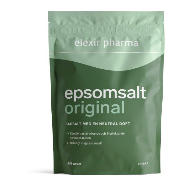 Elexir Pharma Puhdas Epsom-suola, 1000g