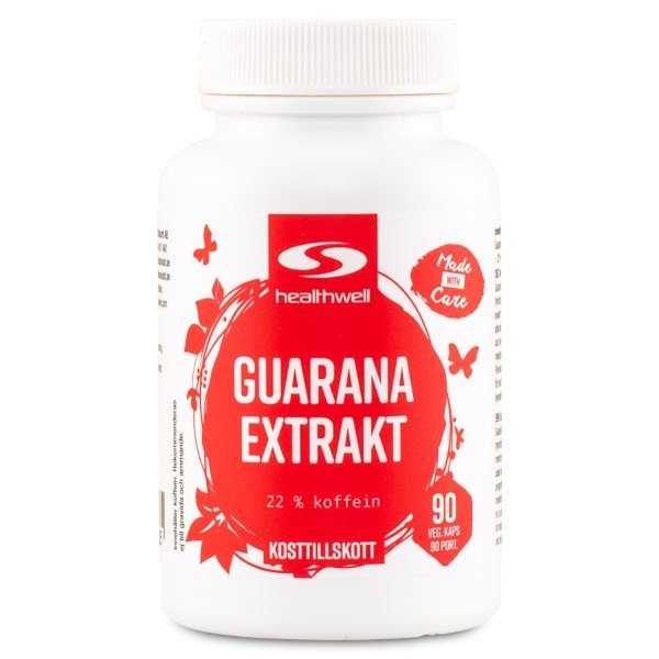 Healthwell Guarana Uute, 90 kapselia