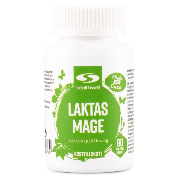 Healthwell Laktaasi Vatsa, 90 tablettia