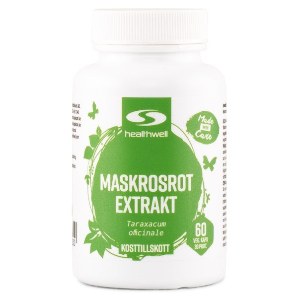 Healthwell Voikukanjuuri Uute, 60 kapselia