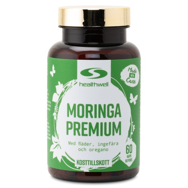 Healthwell Moringa Premium, 60 kapselia