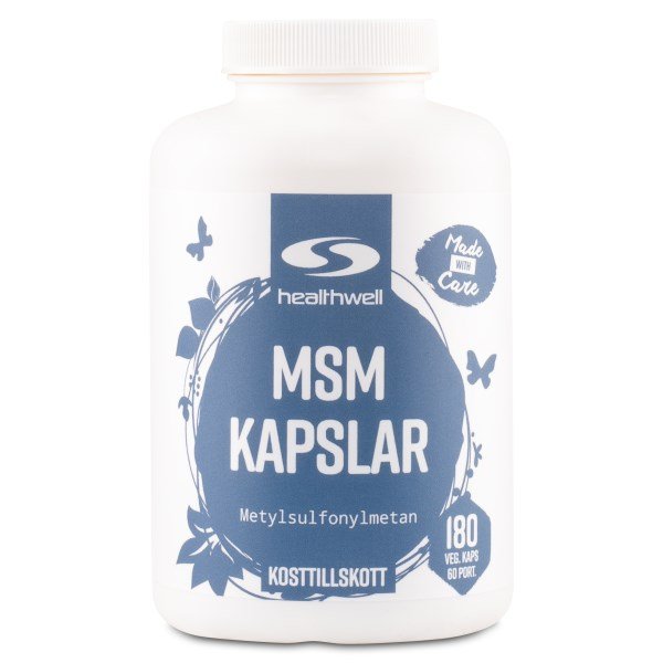 Healthwell MSM-kapselit, 180 kapselia