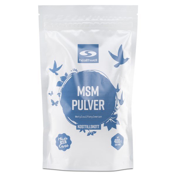 Healthwell MSM-jauhe, 400 g