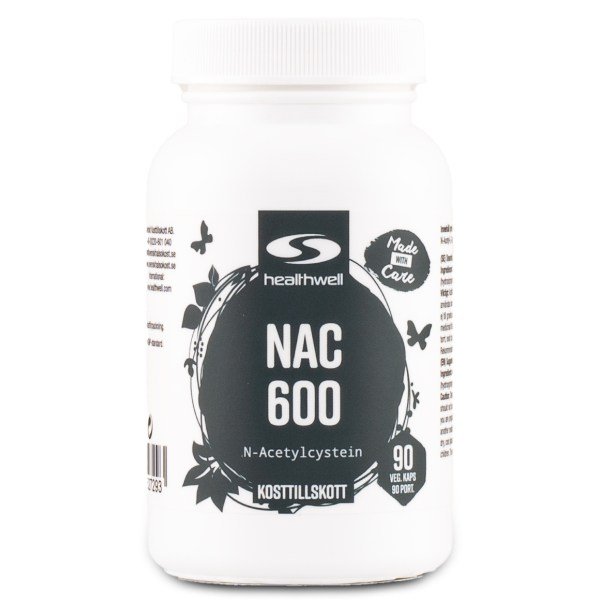 Healthwell NAC 600, 90 kapselia