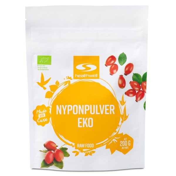 Healthwell Ruusunmarjajauhe Luomu, 200 g
