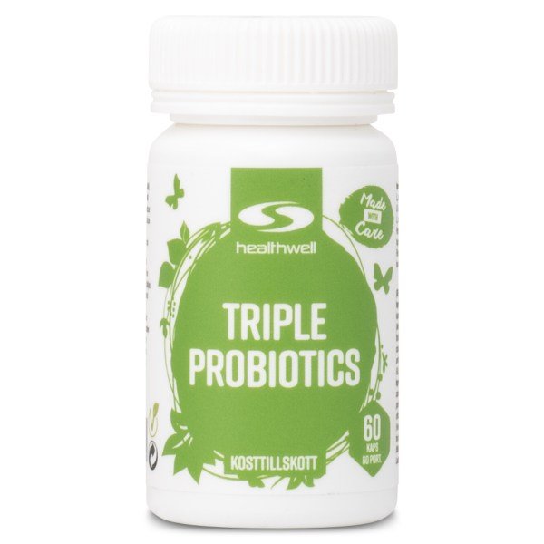 Healthwell Triple Probiotics, 60 kapselia