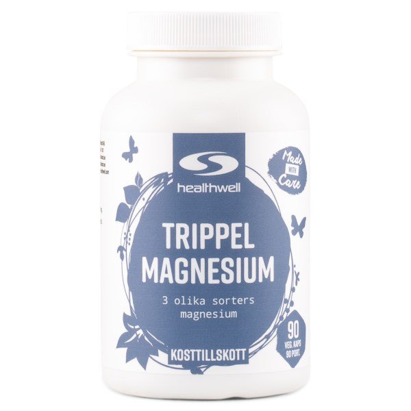 Healthwell Tripla Magnesium, 90 kapselia