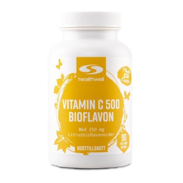 Healthwell C-Vitamiini + Bioflavonoidi, 90 kapselia