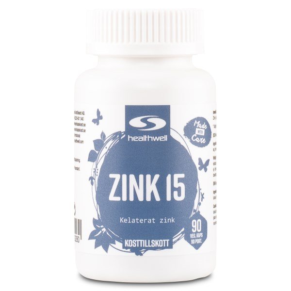 Healthwell Sinkki 15, 90 kapselia
