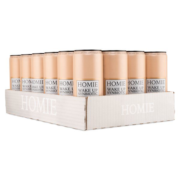 Homie Wake Up Synbiotic, Pink Grapefruit, 24 kpl