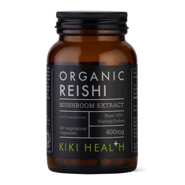 Kiki Health Organic Reishi Mushroom Extract, 60 kapselia