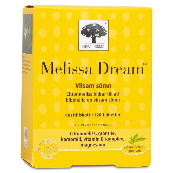 New Nordic Melissa Dream, 120 tablettia