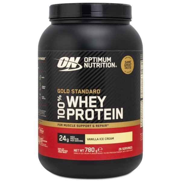 100% Whey Gold Standard Heraproteiini, Vanilla Ice Cream, 780 g