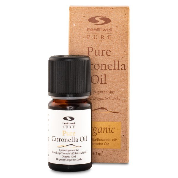 Healthwell PURE Sitronellaöljy EKO, 10 ml