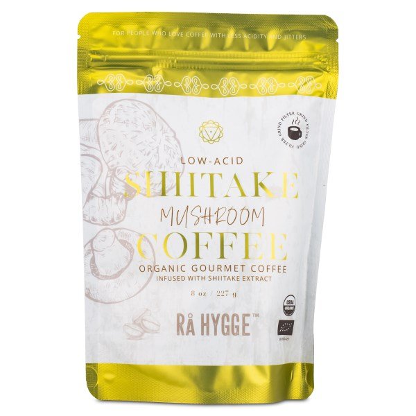 Rå Hygge Shiitake Sienikahvi , 227 g, Jauhettu