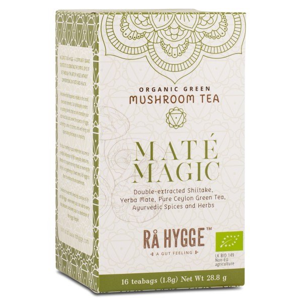 Rå Hygge Yerba Mate Magic Shiitake , 16 pussillista
