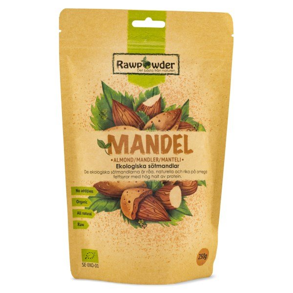 RawPowder Mantelit, Luomu, 250 g