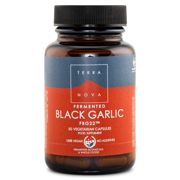 Terranova Fermented Black Garlic FBG-22 , 50 kaps.