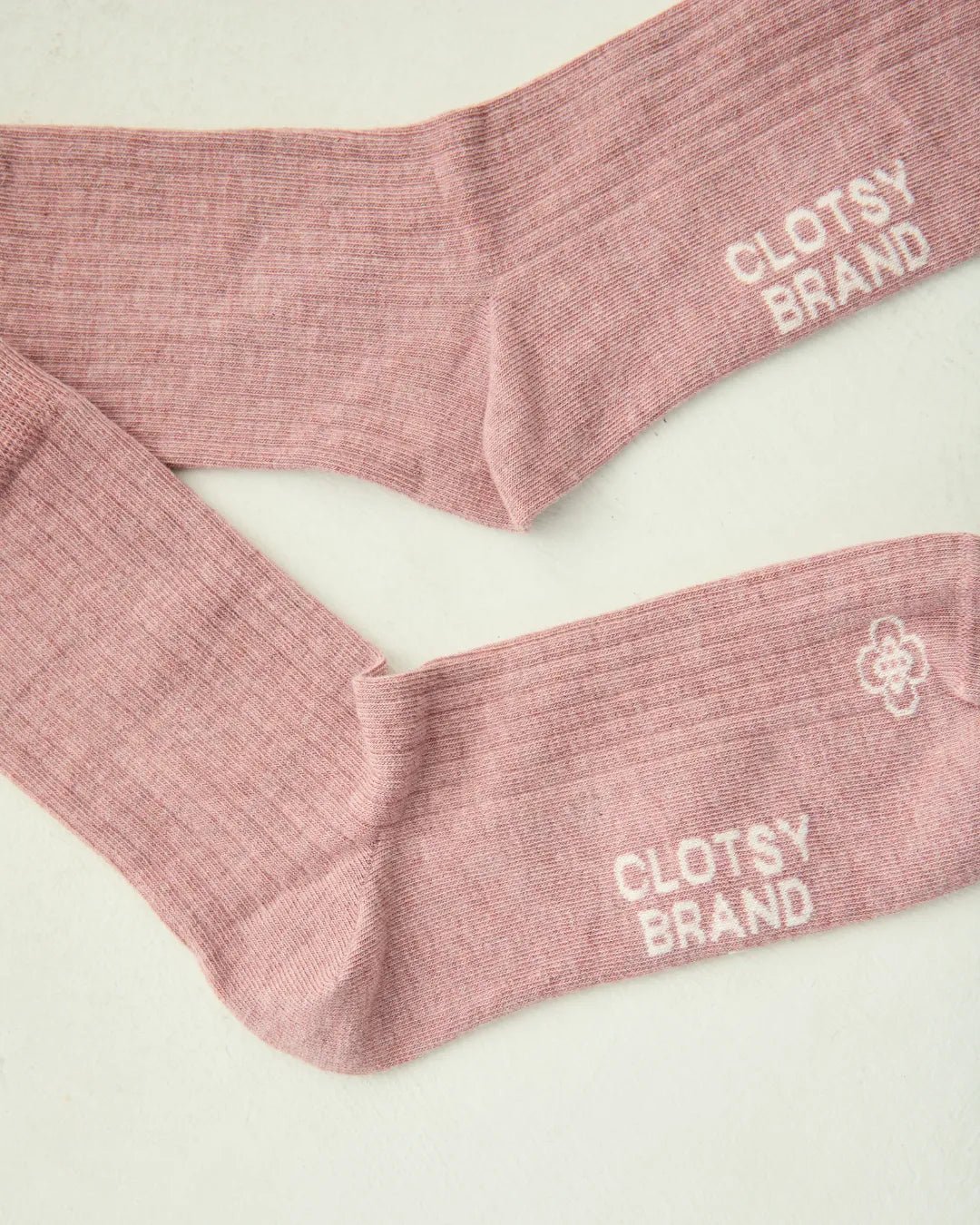 Ribbed Socks Mauve