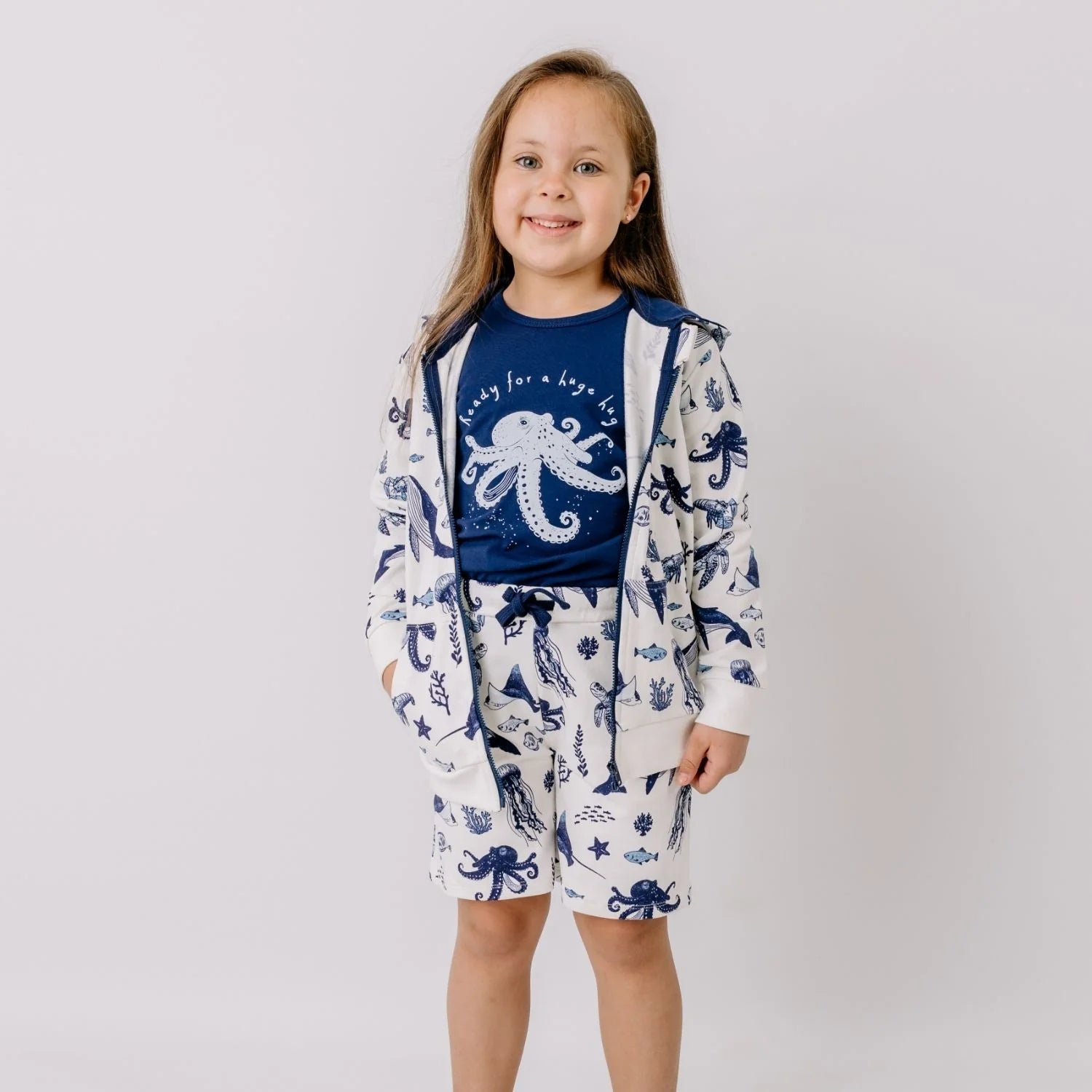 Underwater World Hoodie White