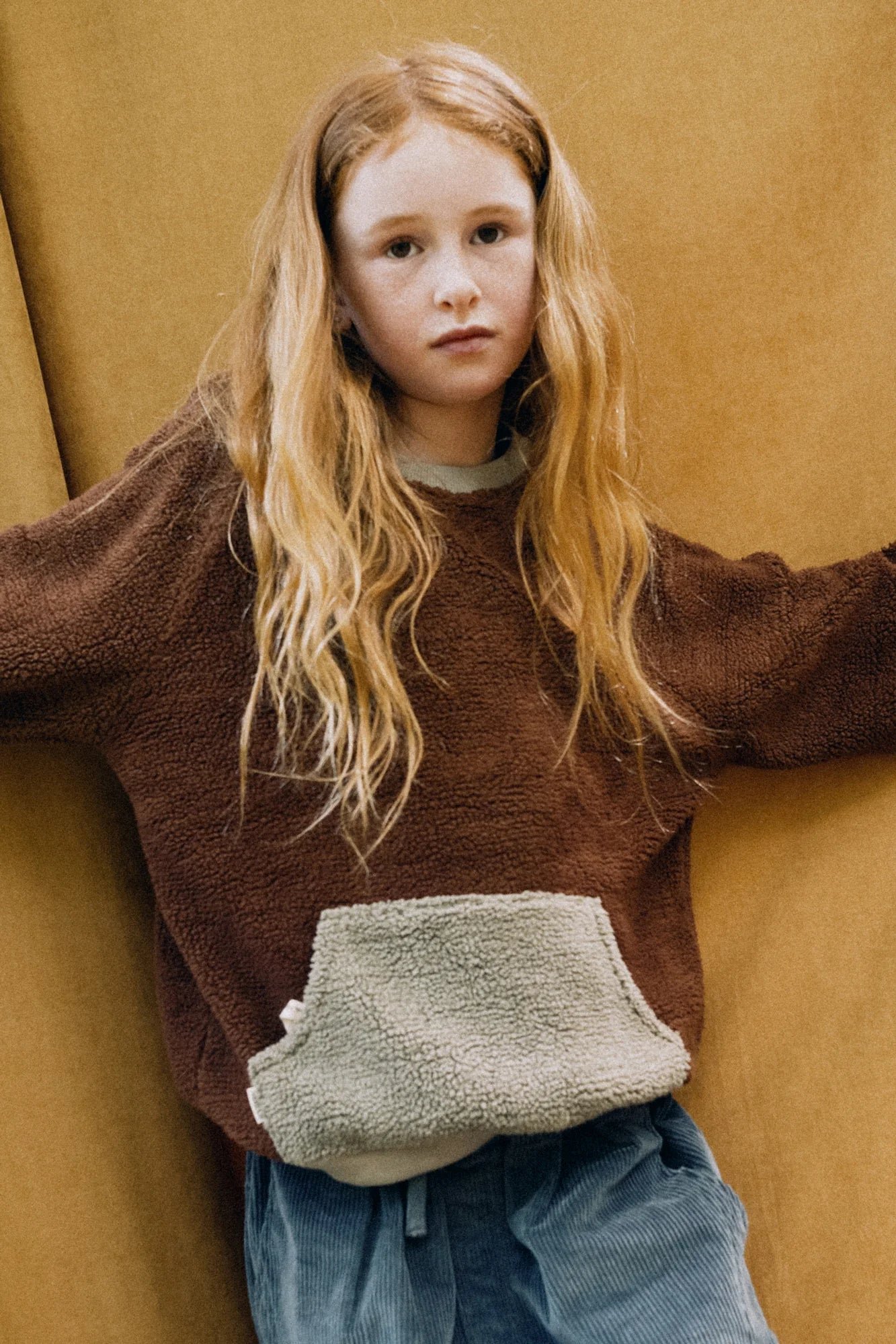 Sherpa Sweatshirt Brown