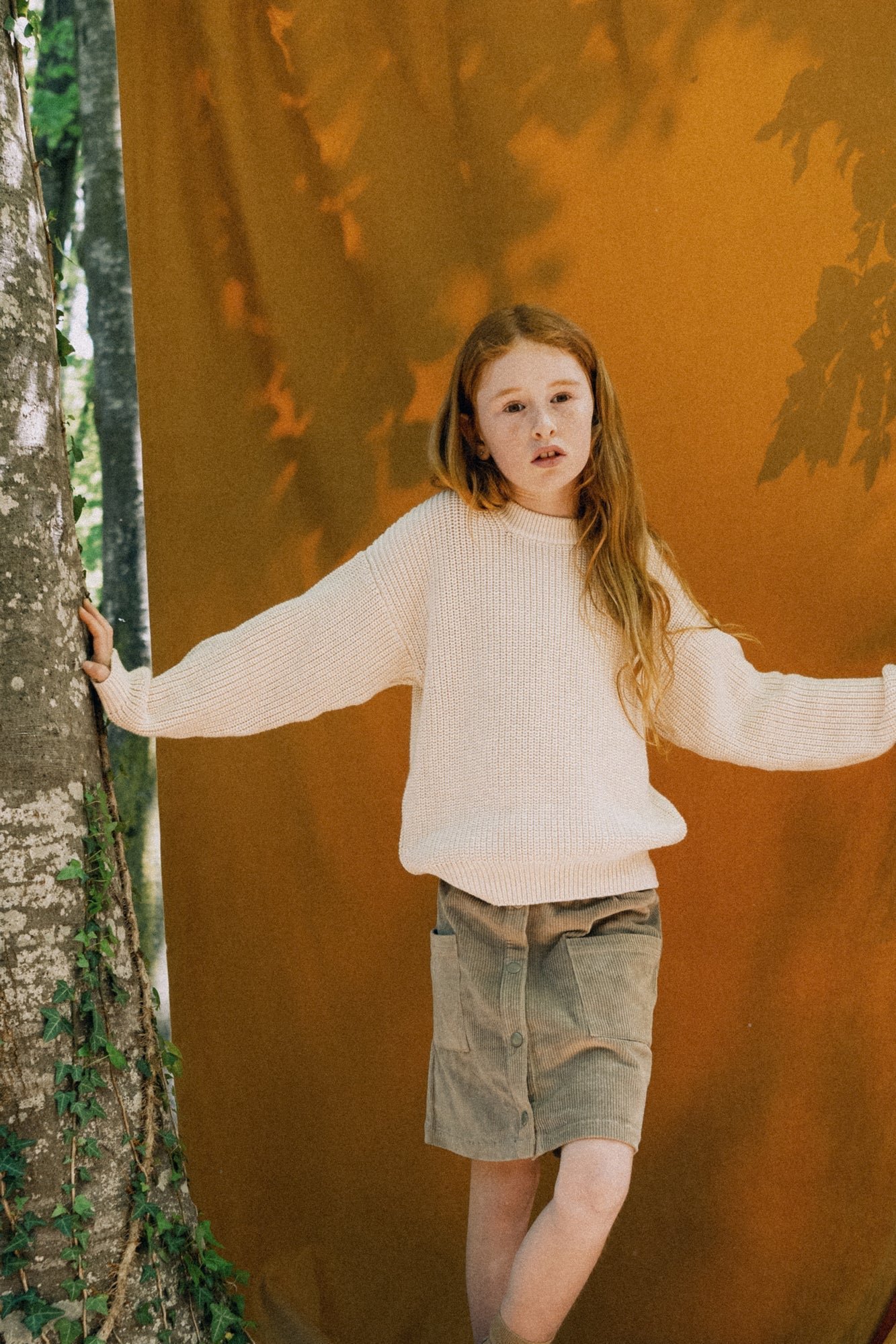 Corduroy Skirt Green