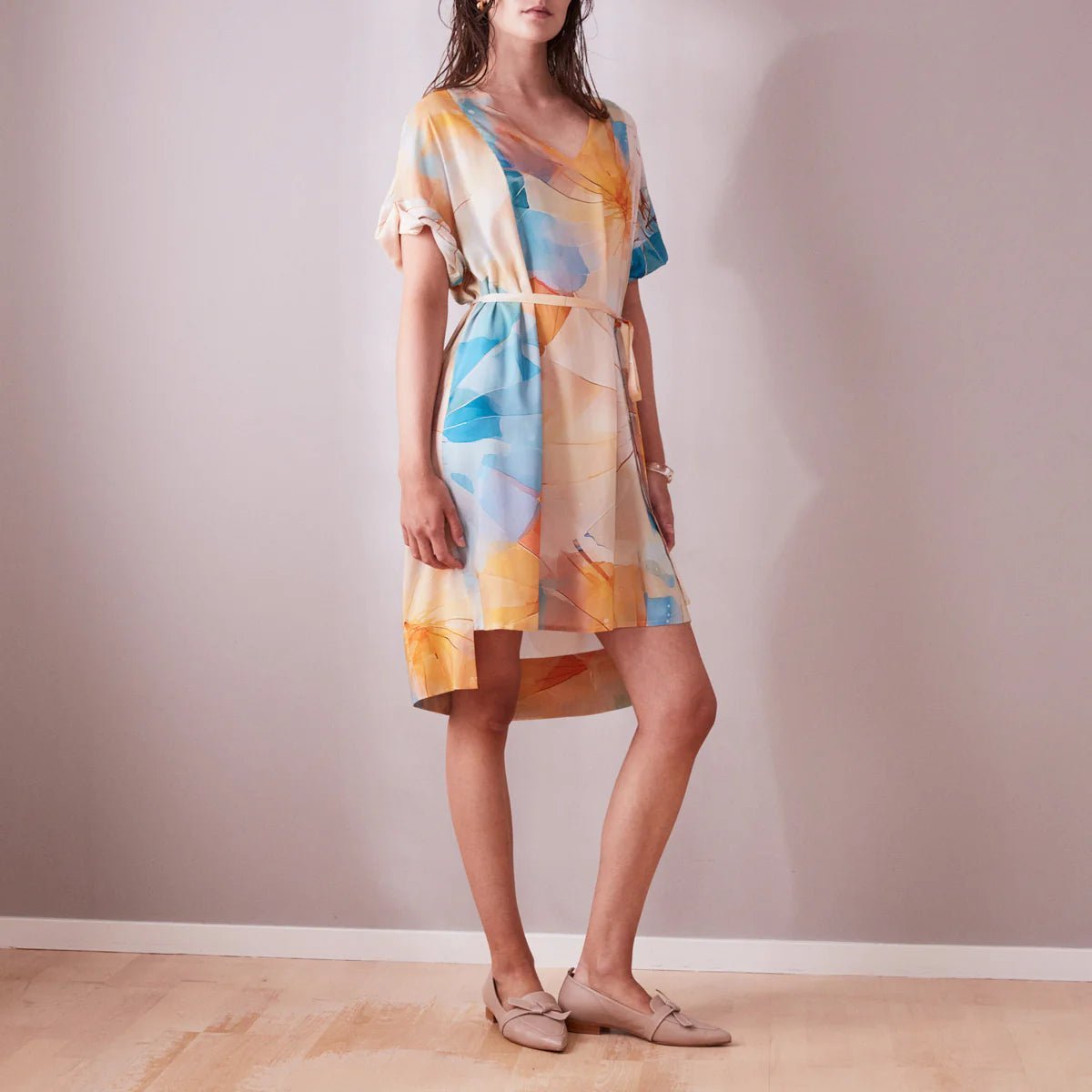 Day Dress Umbrella Print