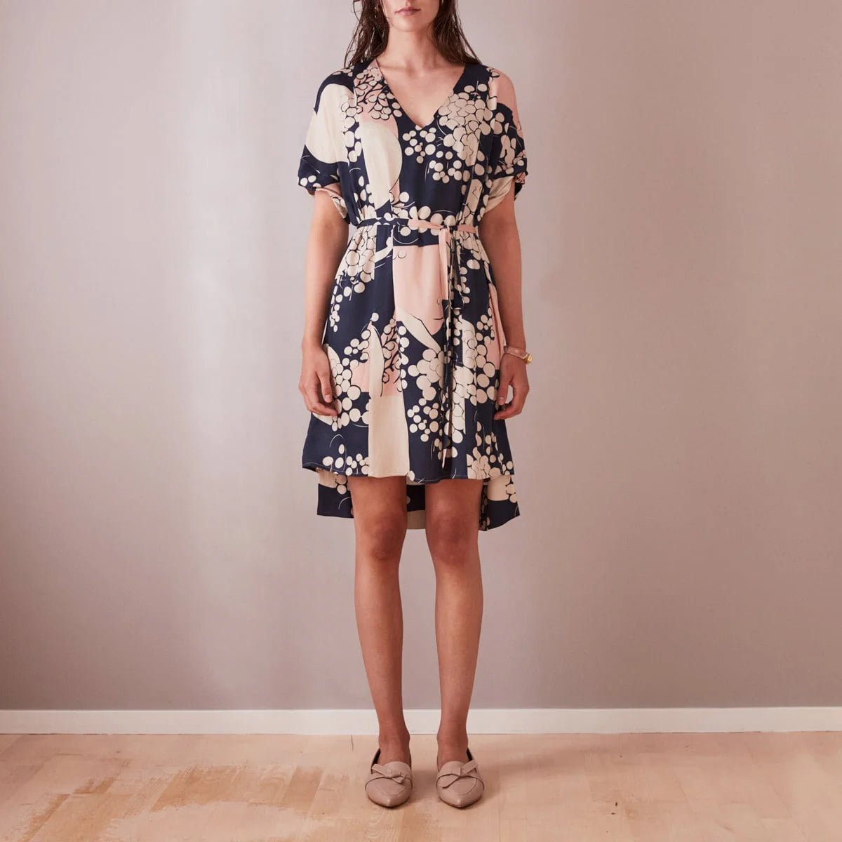 Day Dress Printed Cherry Blossom