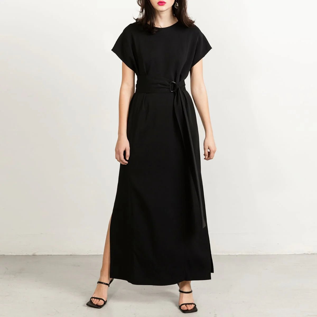Sunday Long Dress Black