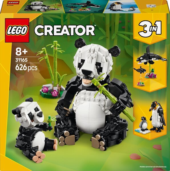 31165 LEGO® Creator 3-in-1 Villieläimet: Pandaperhe